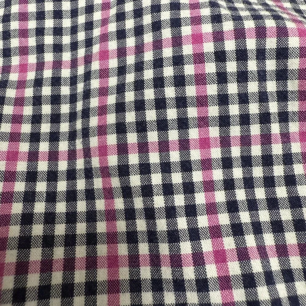 J. CREW Men's Slim Fit Woven Checkered Button-Down‎ Shirt | Size L